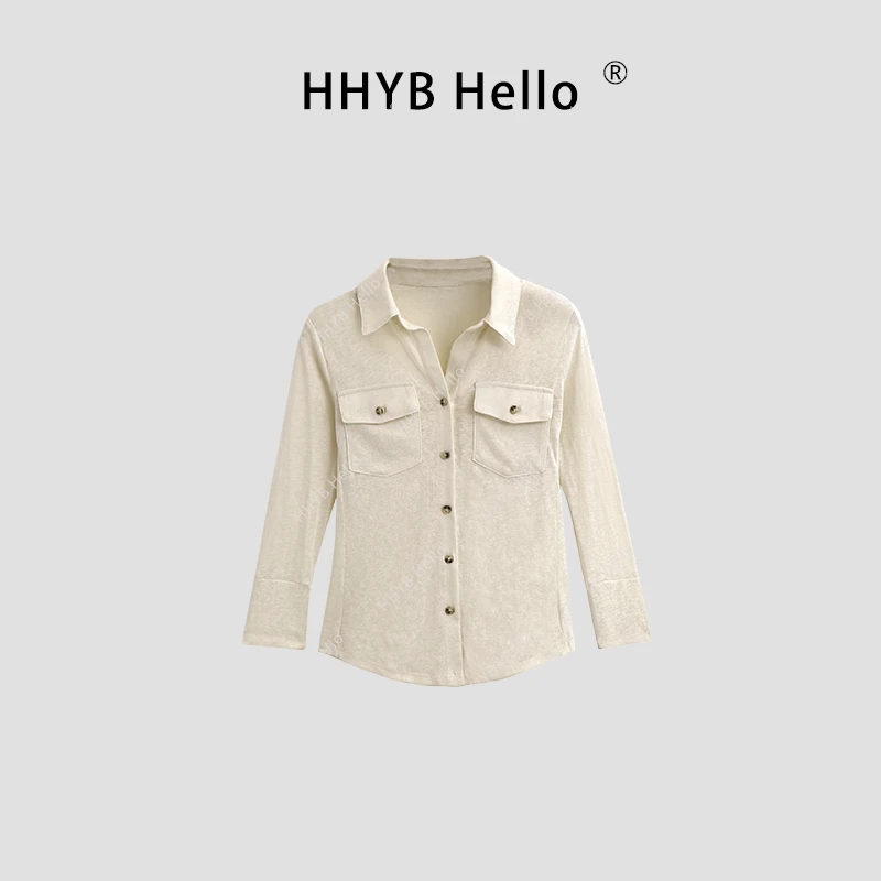 2025春季新款polo领雪花棉休闲百搭长袖短外套250014