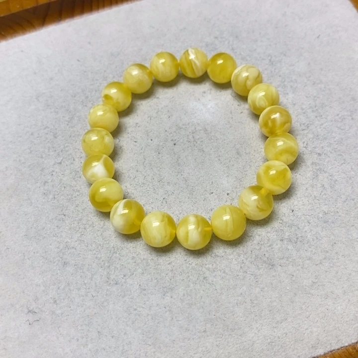 蜜蜡未镶嵌裸石串