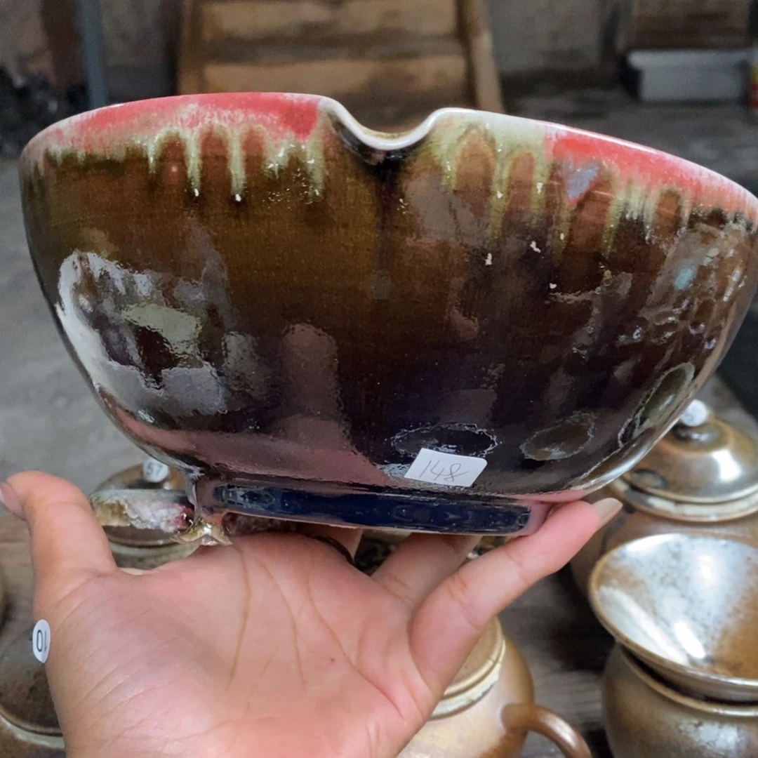 用***0浪鬼柴烧 无忌系列釉陶碗