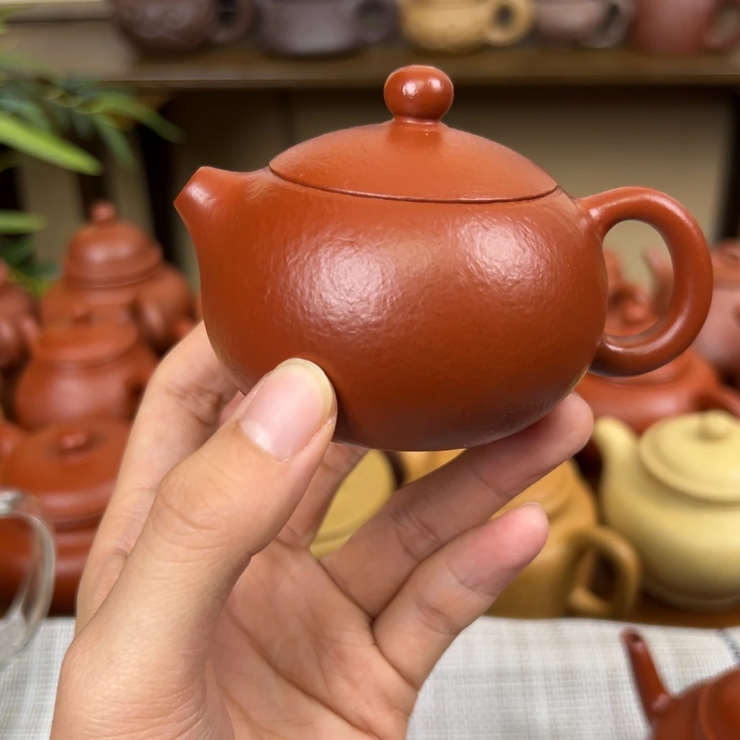 乐***佛茶壶紫砂紫砂壶西施壶朱泥100cc全