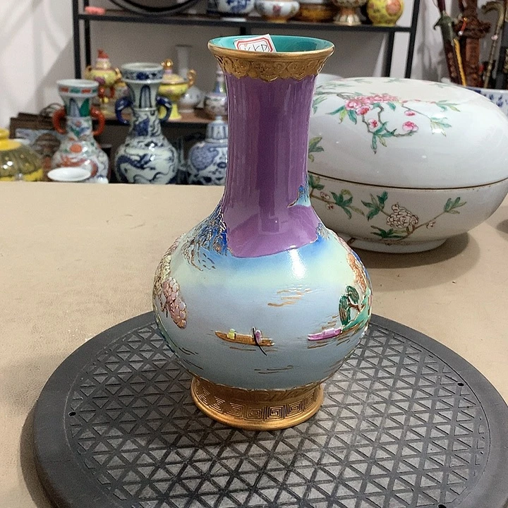 摆件陶博古架陶瓷摆件