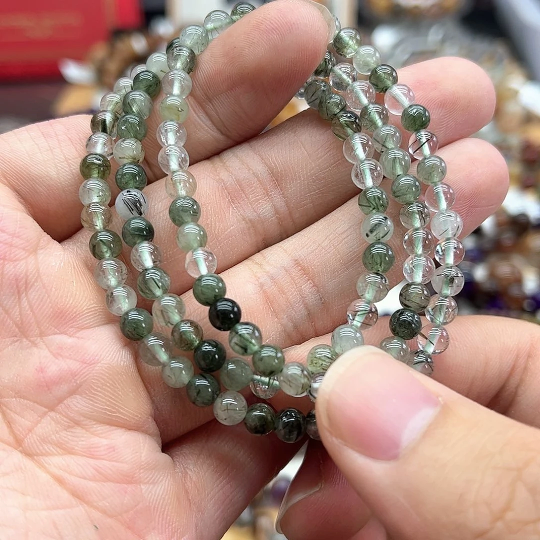 水晶手串未镶嵌天然