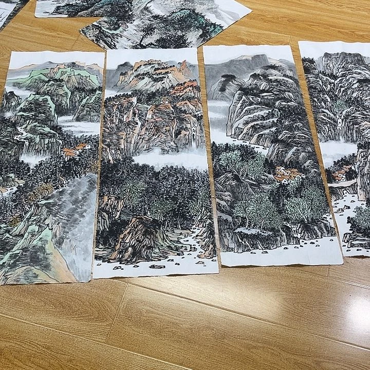 青***年姜奇老师山水作品
