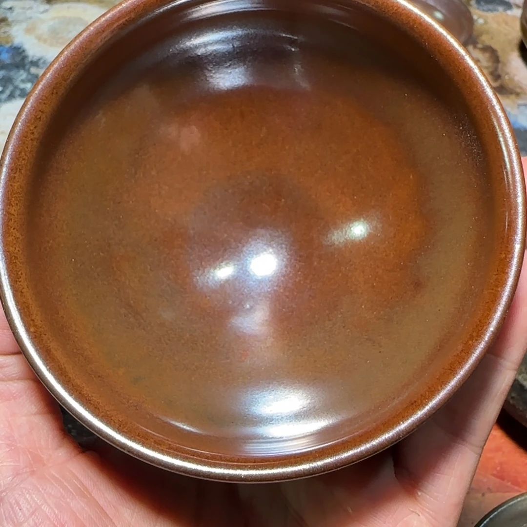柴烧建盏茶盏茶杯608