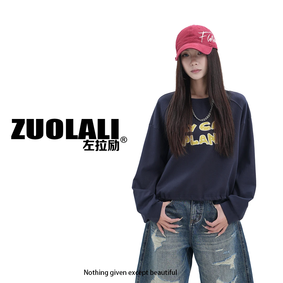 ZUOLALI/左拉励【卡通字母】潮牌卡通字母卫衣设计-无帽卫衣