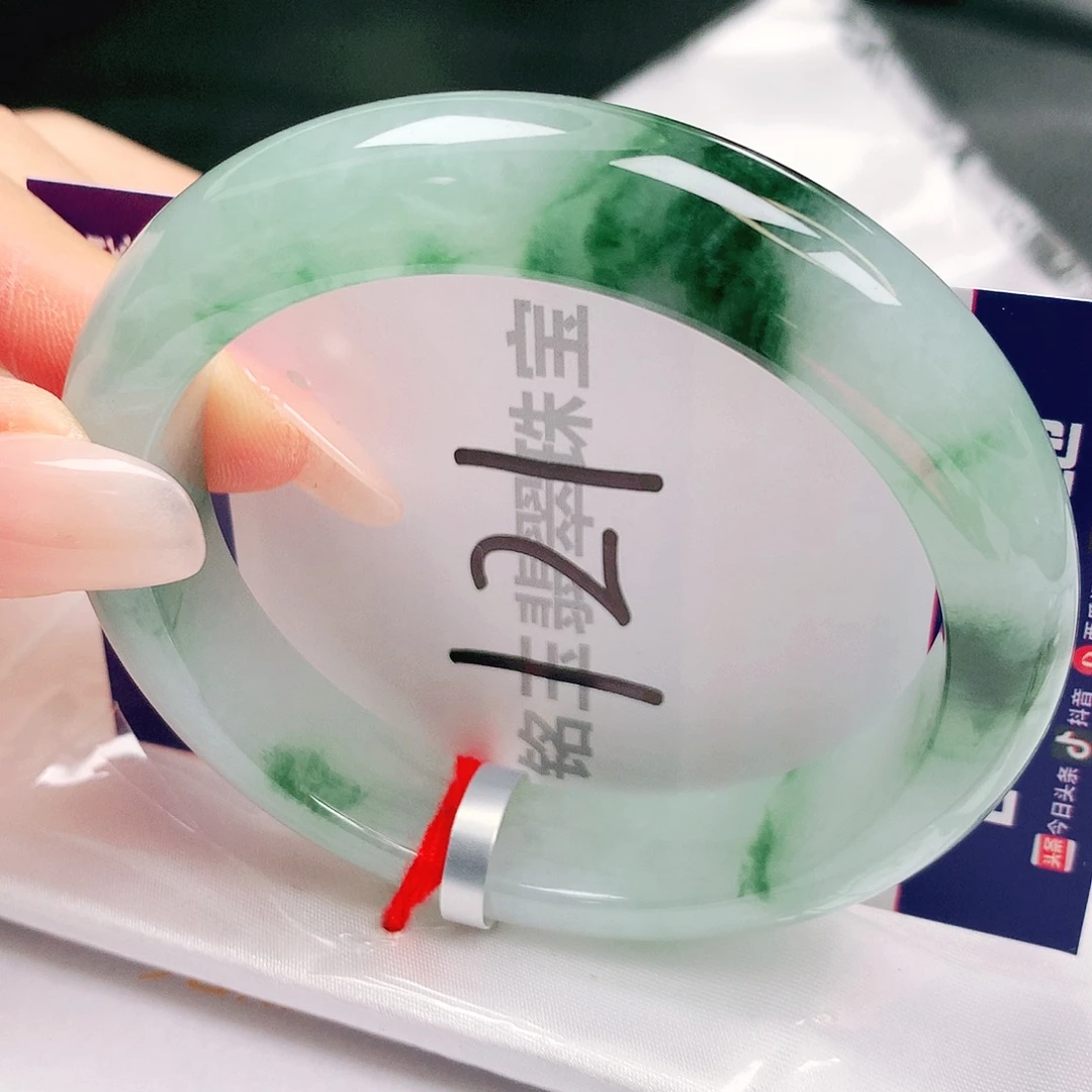翡翠未镶嵌手镯缅甸天然a货翡翠手镯