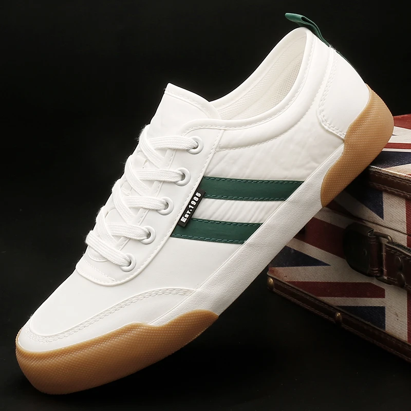 25152 男鞋春季新款帆布鞋时尚休闲板鞋春夏软底韩版透气散步鞋