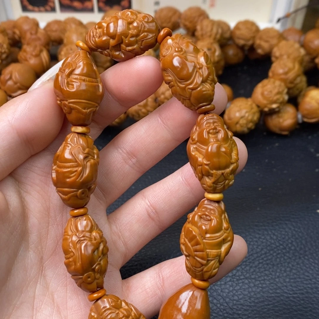 橄榄核吊坠橄榄核小财神