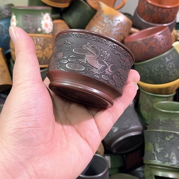 茶杯紫砂全手工紫砂主人杯