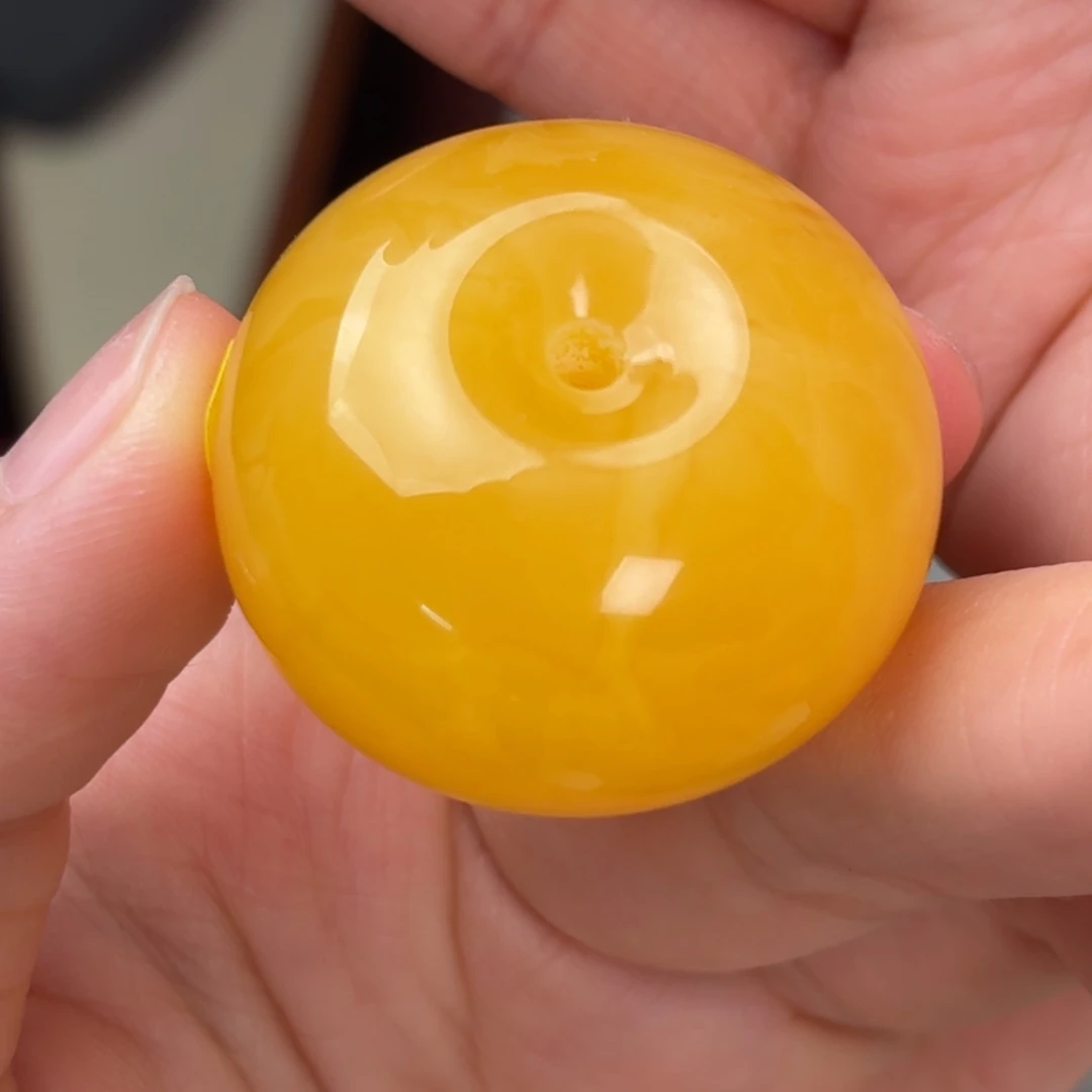 三***甜蜜蜡未镶嵌吊坠(不含链)面包圈