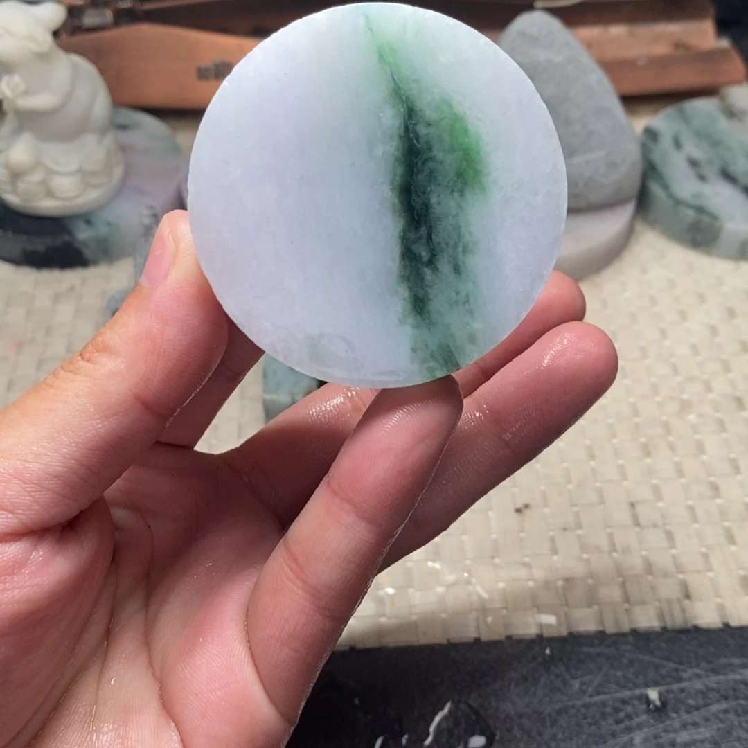 翡翠未镶嵌颈饰888