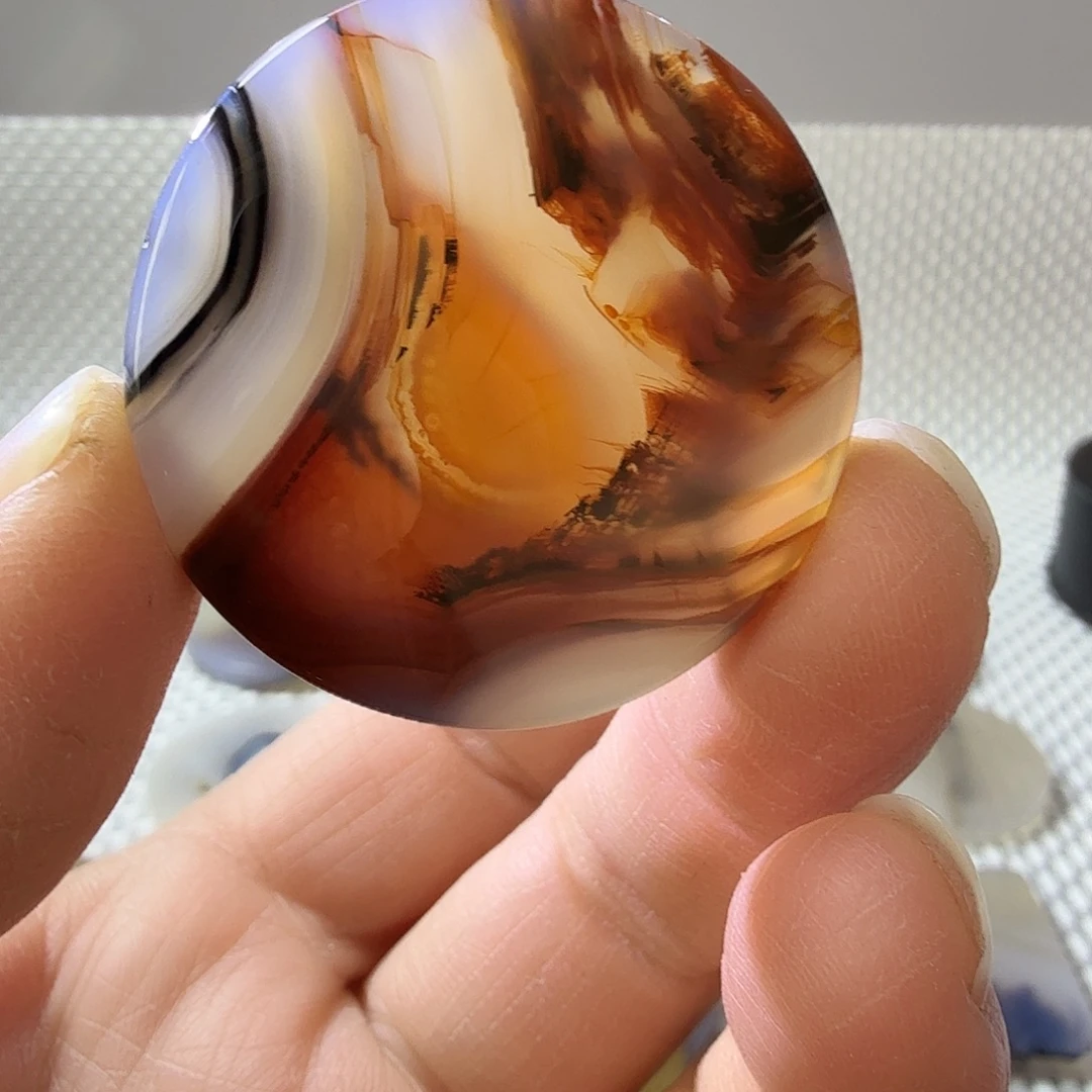 玛瑙/玉髓未镶嵌吊坠(不含链)