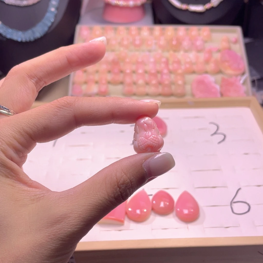 未镶嵌海螺珠手绳小雕