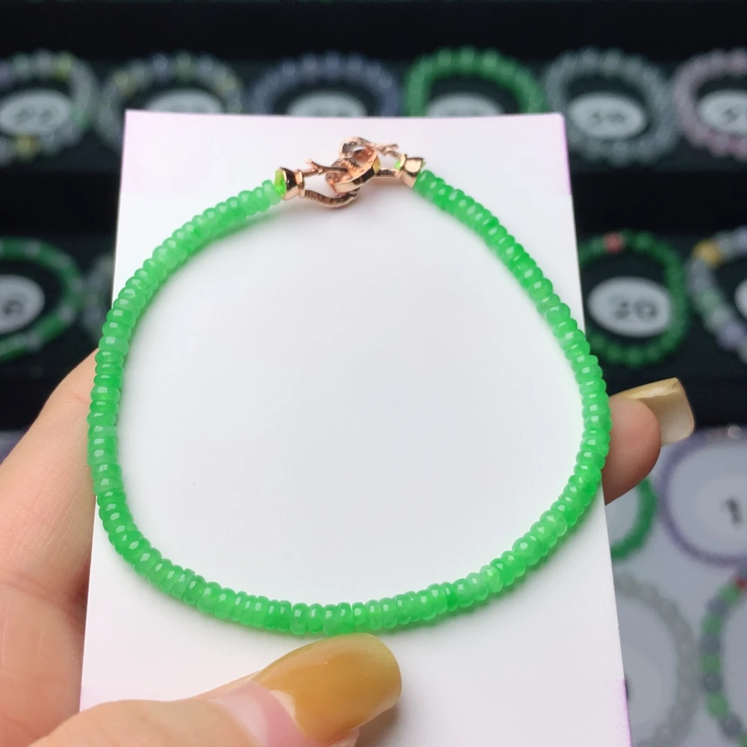 翡翠未镶嵌手链翡翠