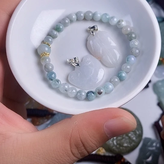 翡翠未镶嵌颈饰天然翡翠拍一发3