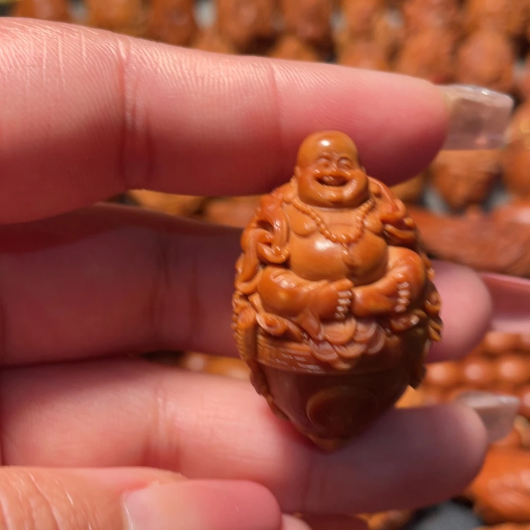 【闪购商品】橄榄核手串/手链聚宝弥勒