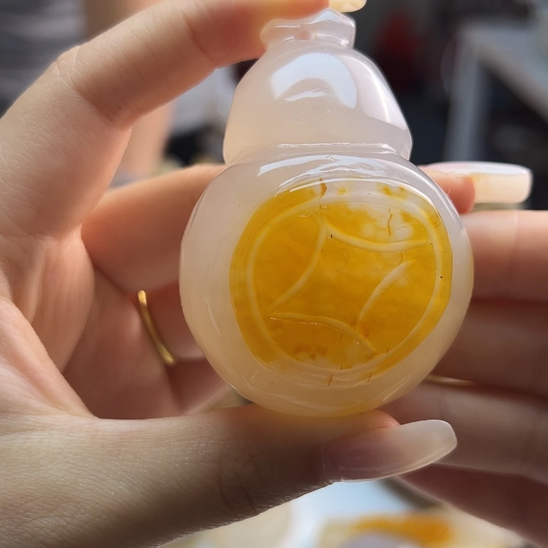 玛瑙/玉髓未镶嵌吊坠(不含链)