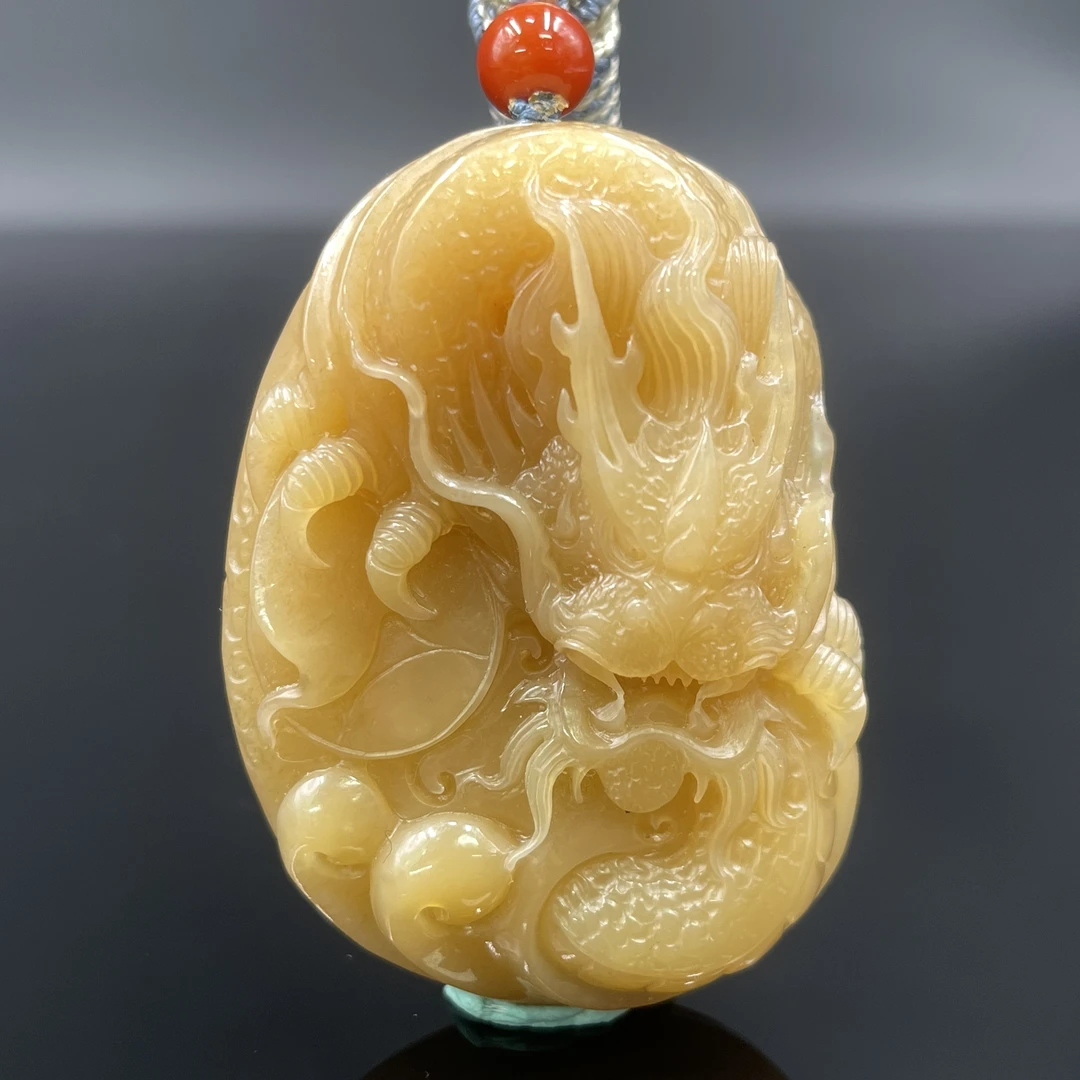 1229GY065和田玉把件