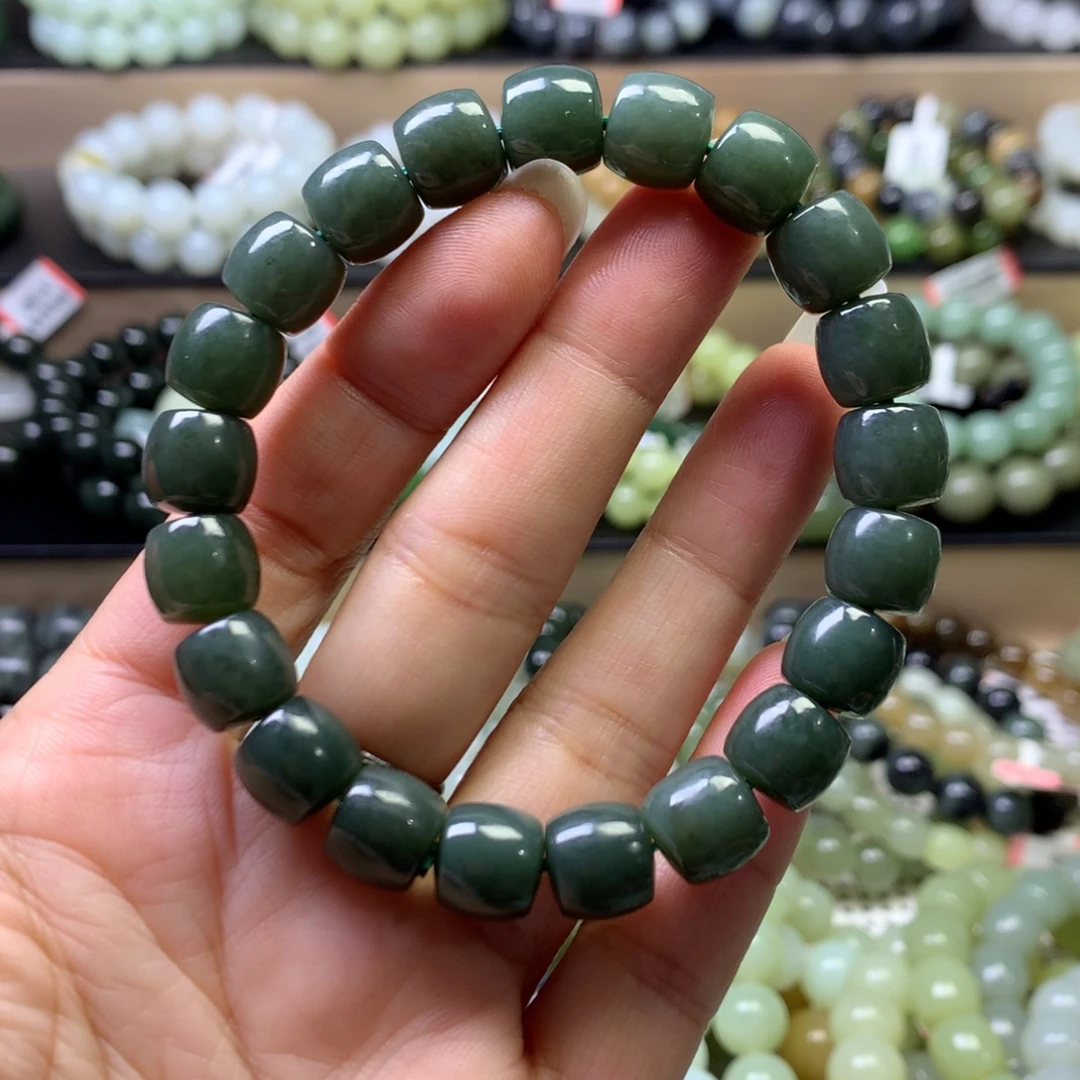 和田玉未镶嵌手链