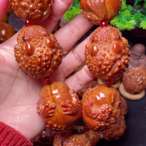 【闪购商品】手串/手链橄榄核35左右金蝉手持