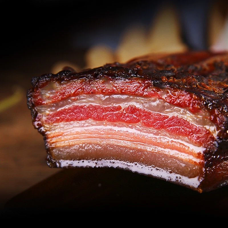 【买三斤送两斤】农家自制烟熏五花腊肉真空包装到手5斤包邮