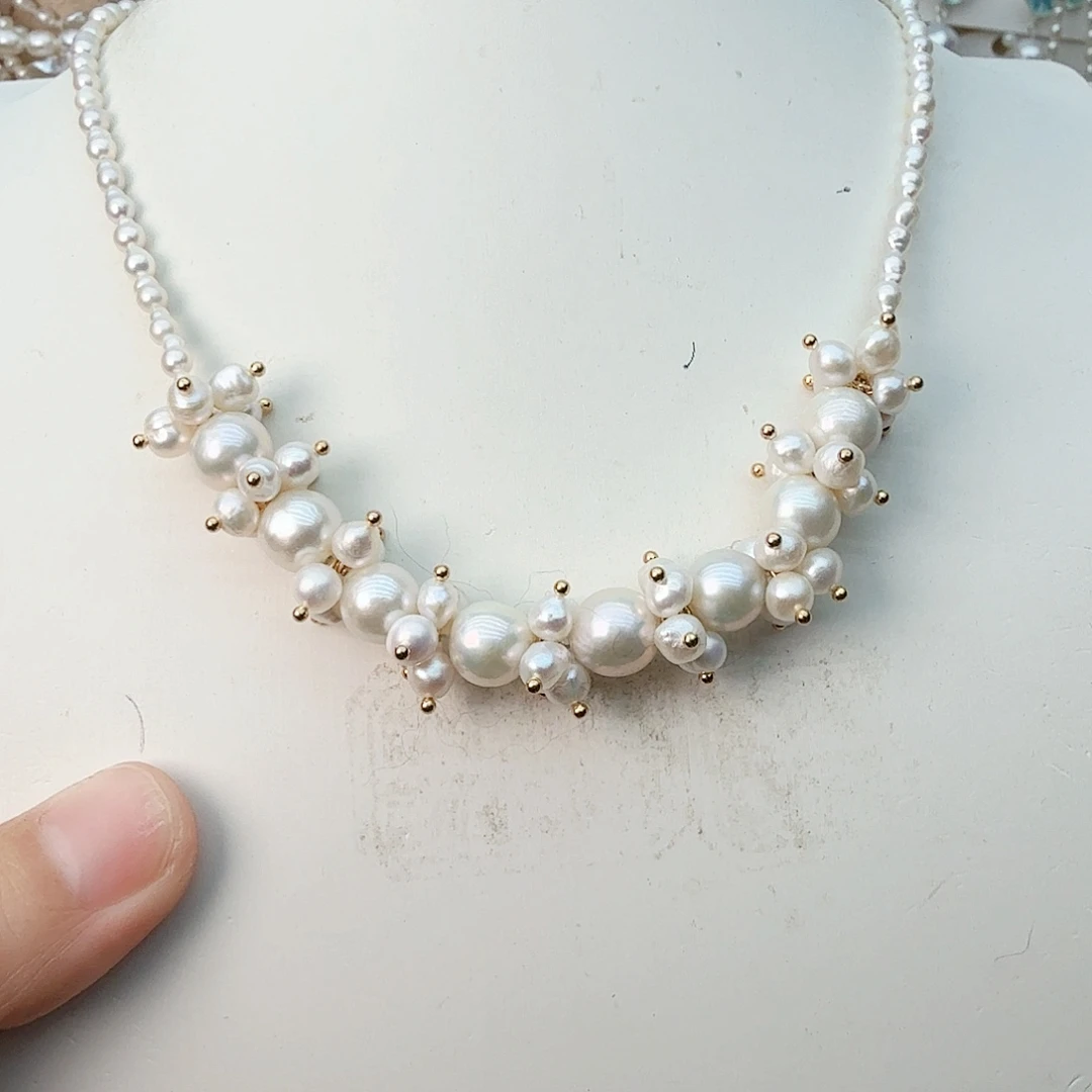 颈饰未镶嵌淡水珍珠
