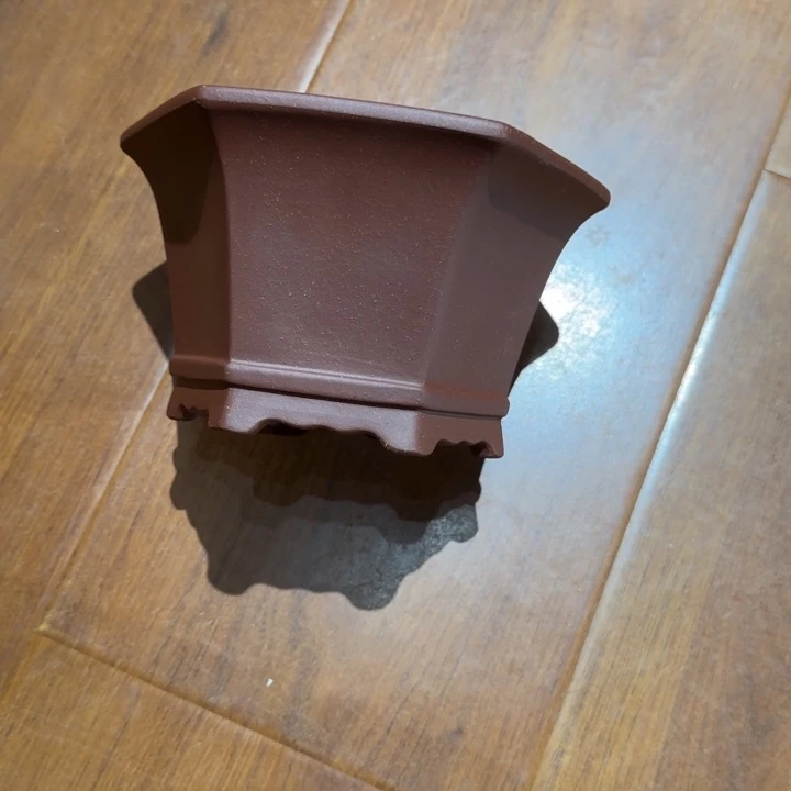 紫砂花盆原矿紫泥