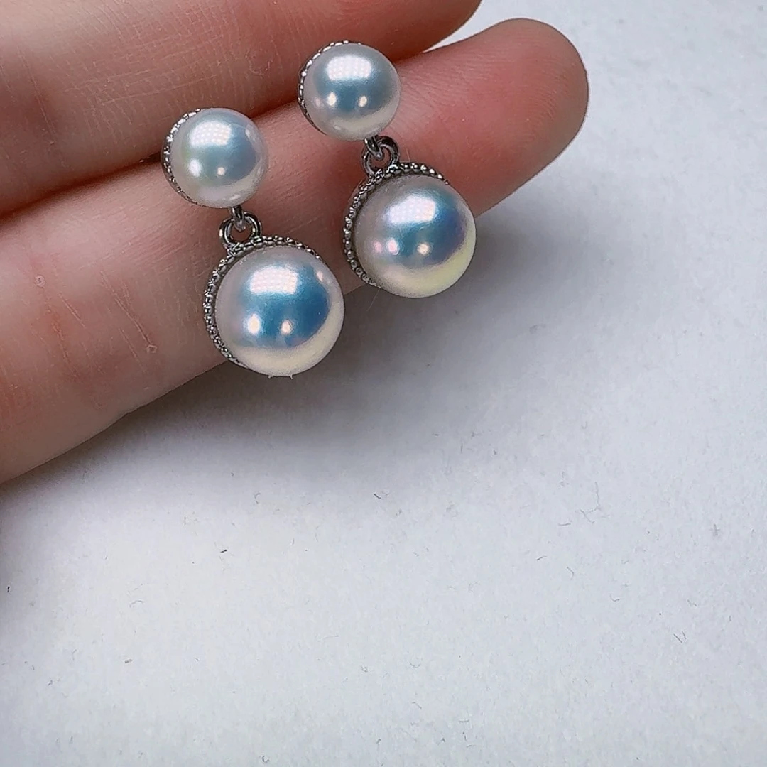 未镶嵌淡水珍珠耳饰