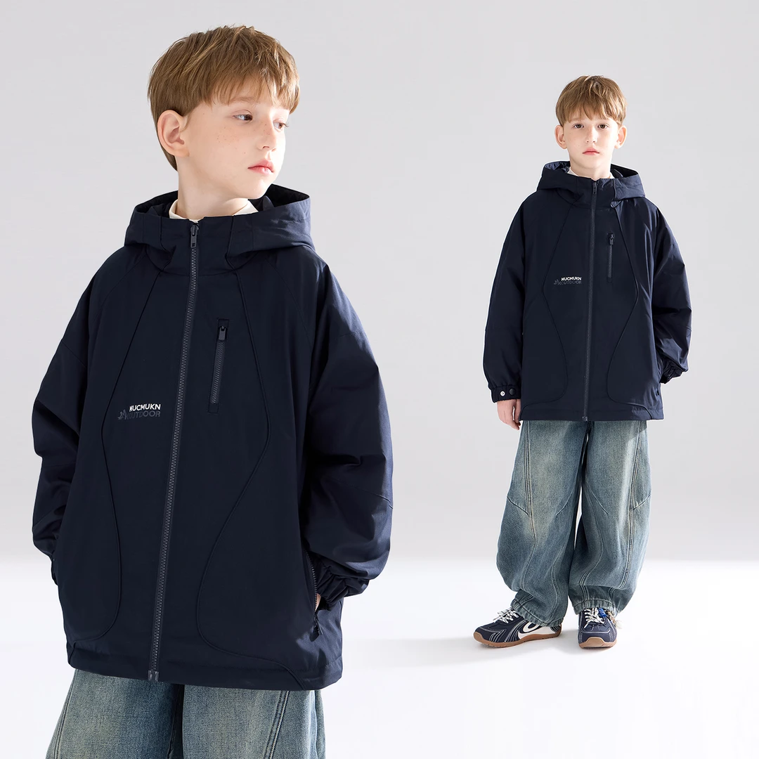 MUCMUKN新雪丽棉户外防风夹棉外套机能夹克男童冬M54ZW5528