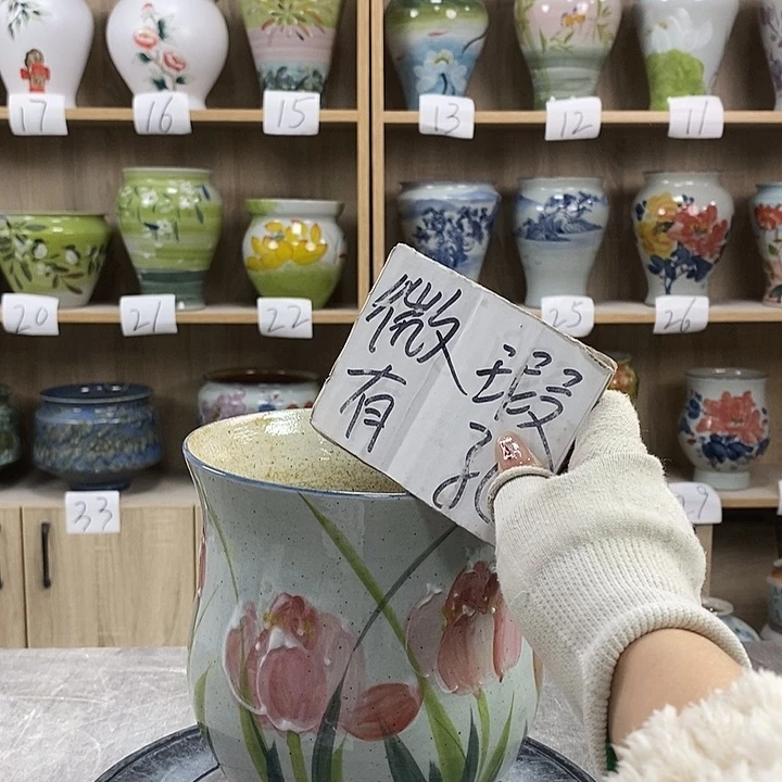 缸13xc景德镇陶瓷花盆