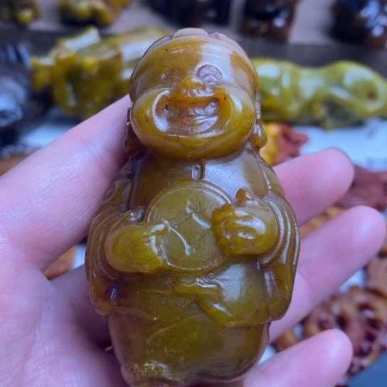 蛇纹石玉未镶嵌颈饰116