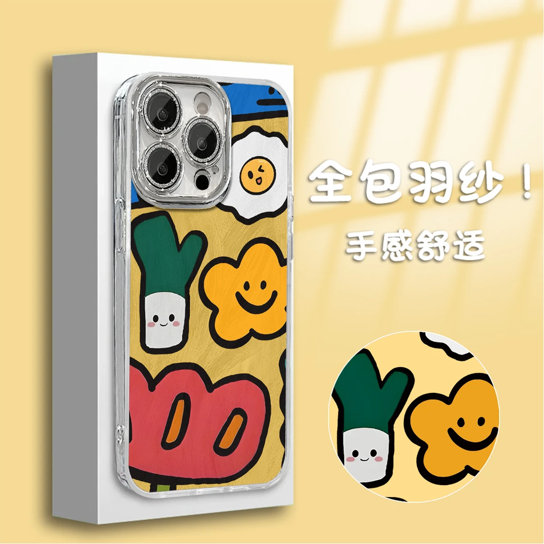 煎蛋星星镜头膜镜子支架适用苹果16手机壳vivo华为oppo2024高级感