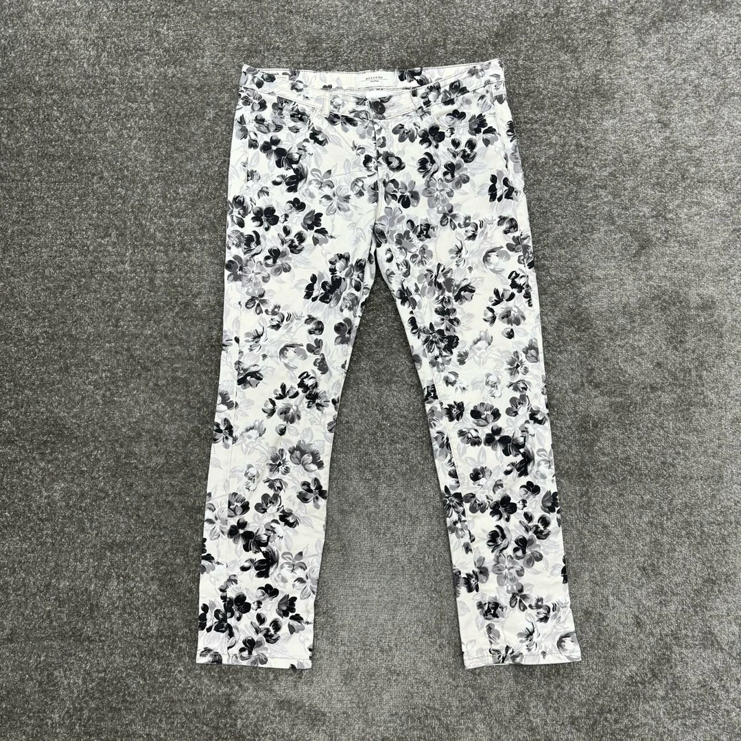 99新 MaxMara Maxmara weekend花卉长裤 44码99新 10197813