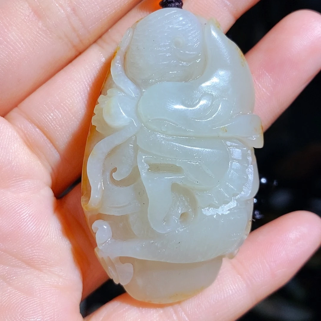 和田玉颈饰未镶嵌