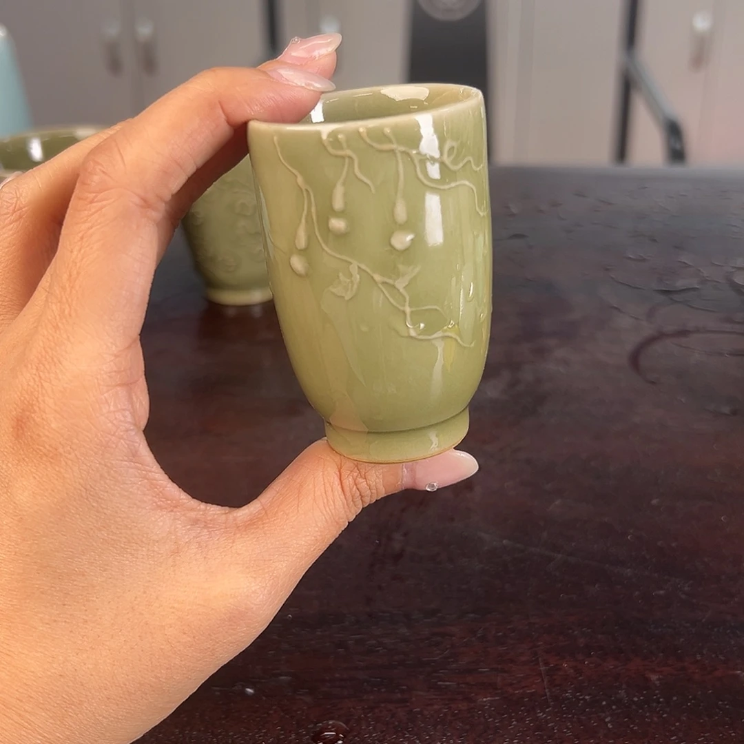 云间青瓷龙泉小米茶器