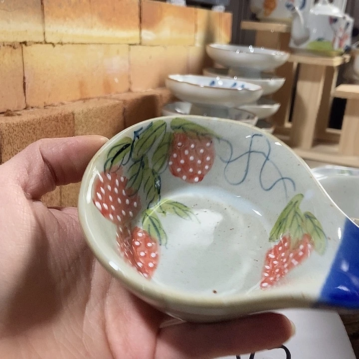 微瑕 景德镇手绘高温釉下彩