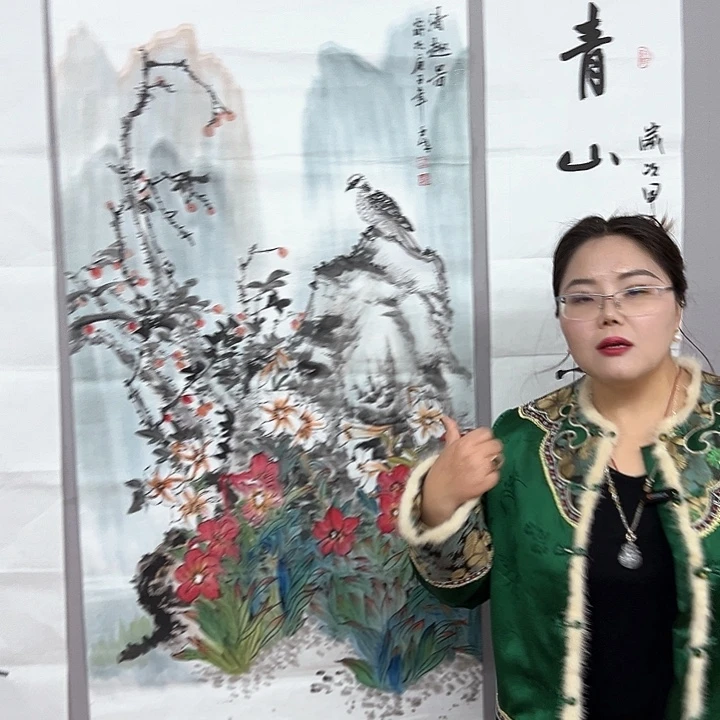 国画中美老师国画作品