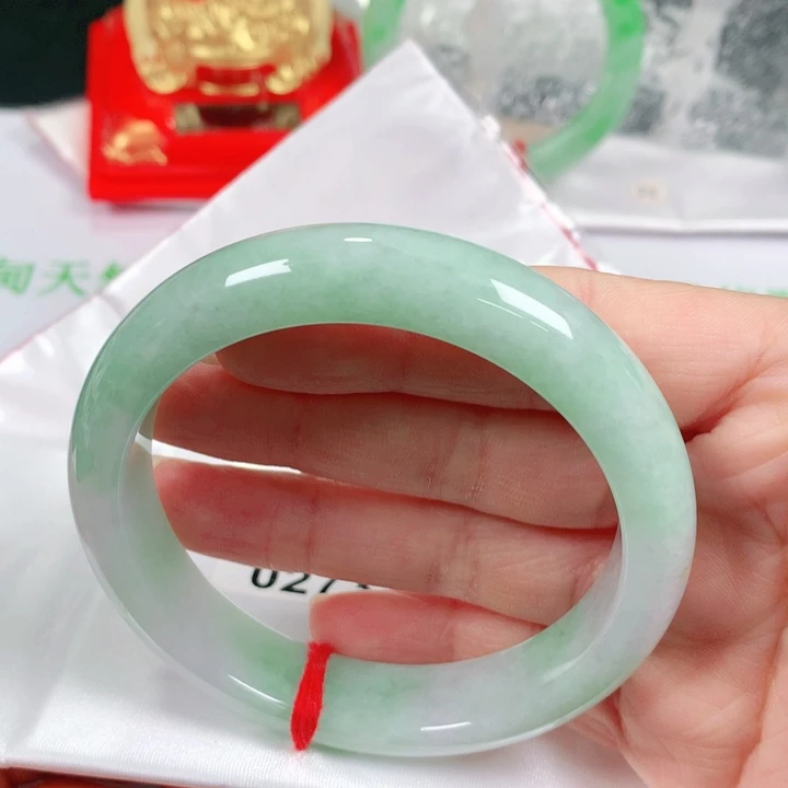 未镶嵌手镯翡翠   编号0273 正圈59 福利镯