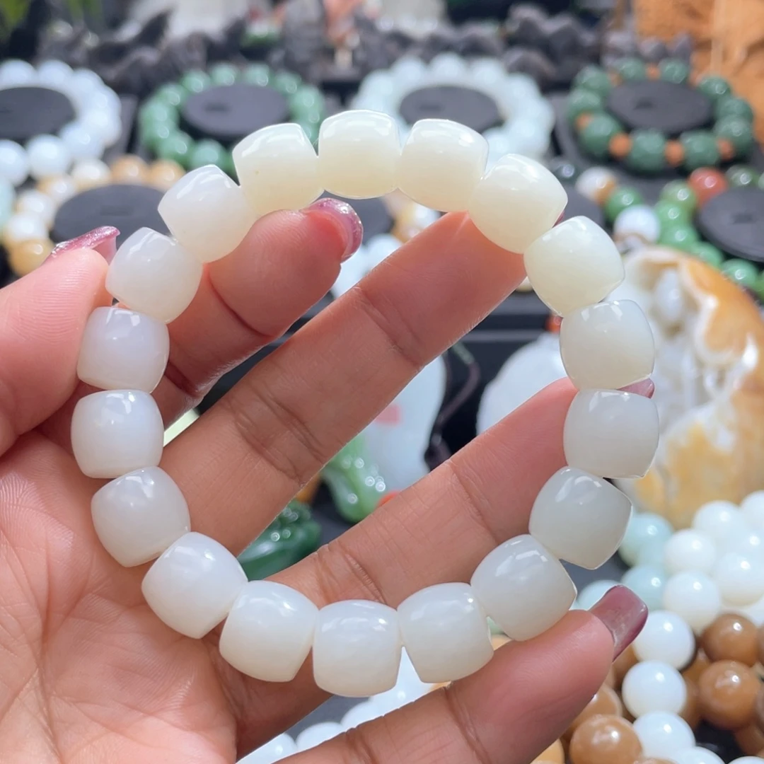 和田玉手串未镶嵌