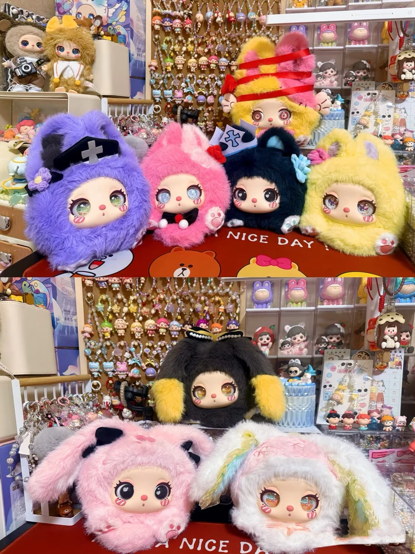 莉拉Liila棉花糖兔兔包毛绒可爱潮玩手办礼物