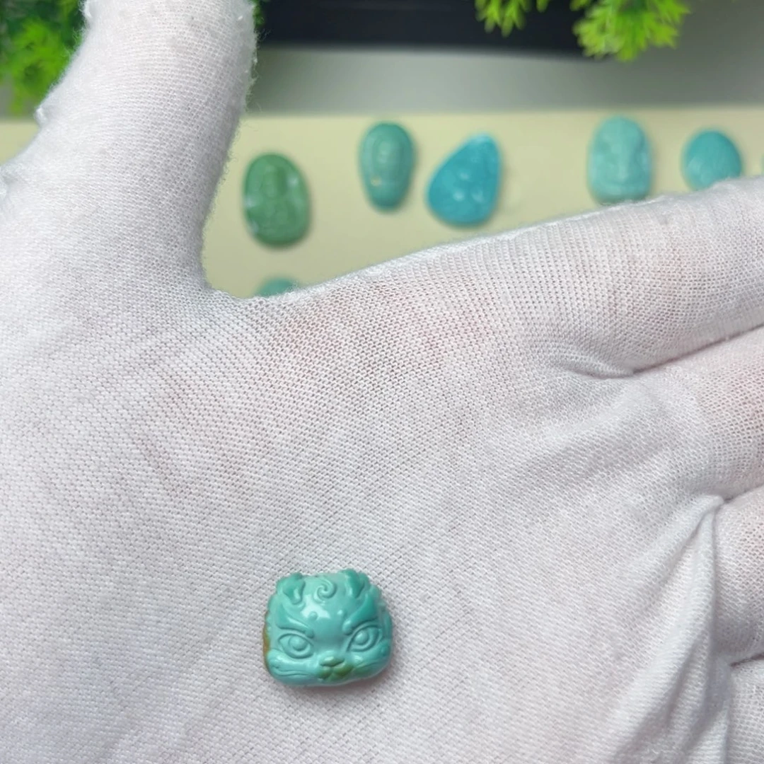 绿松石合金吊坠(不含链)