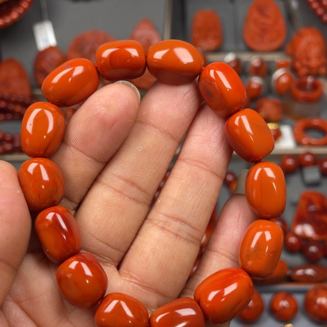 【闪购商品】南红玛瑙珠宝奇石未镶嵌单圈