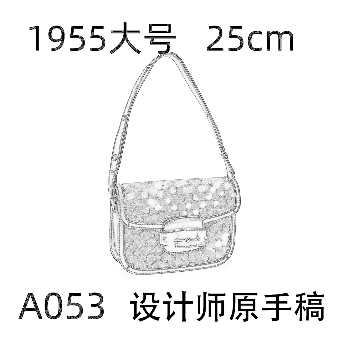 A053 大号1955   25cm【到货带原标】【带内标】【带礼盒】单肩包