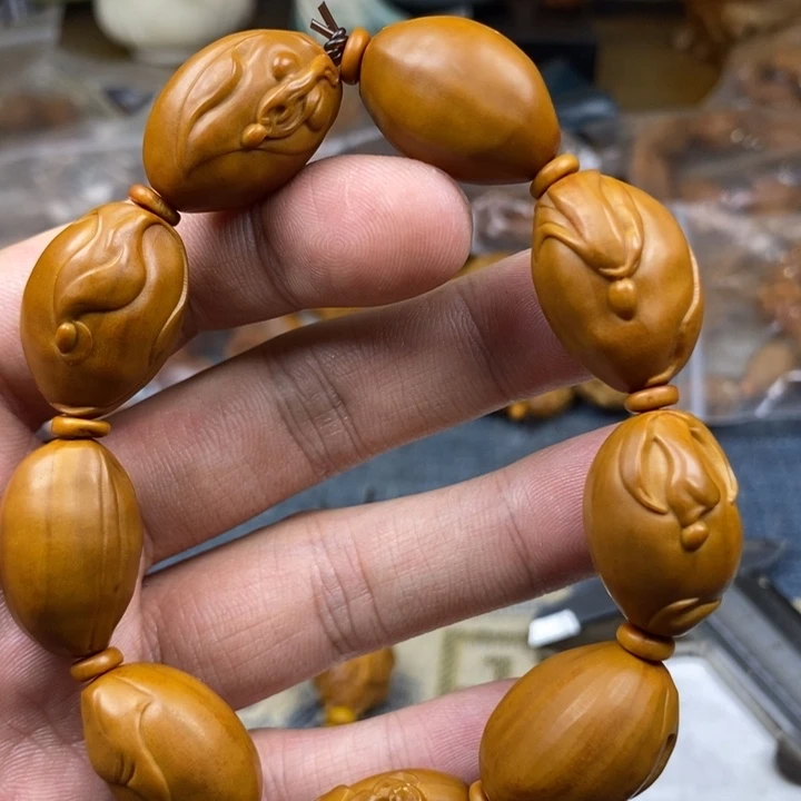 橄榄核手串/手链橄榄核雕工艺手串