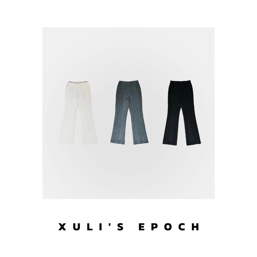XULI'S EPOCH加厚设计腿精喇叭裤·1115-1320·冬日限定