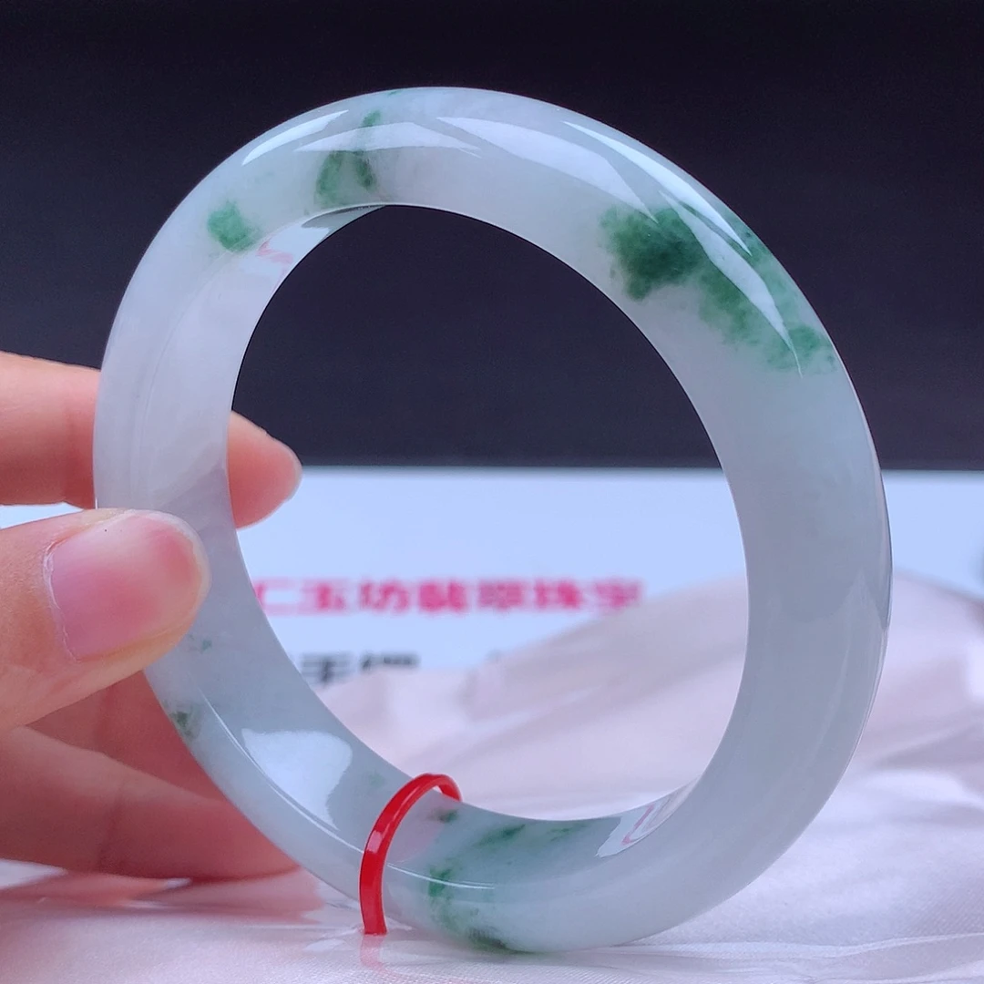 翡翠未镶嵌手镯手镯002053