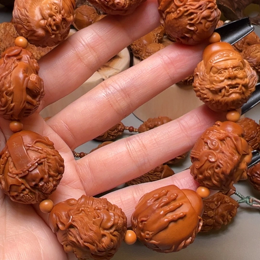 橄榄核手串/手链2.3钟馗头