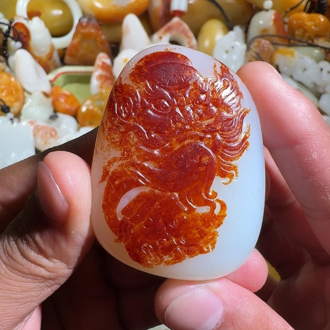 天***讲和田玉未镶嵌挂件