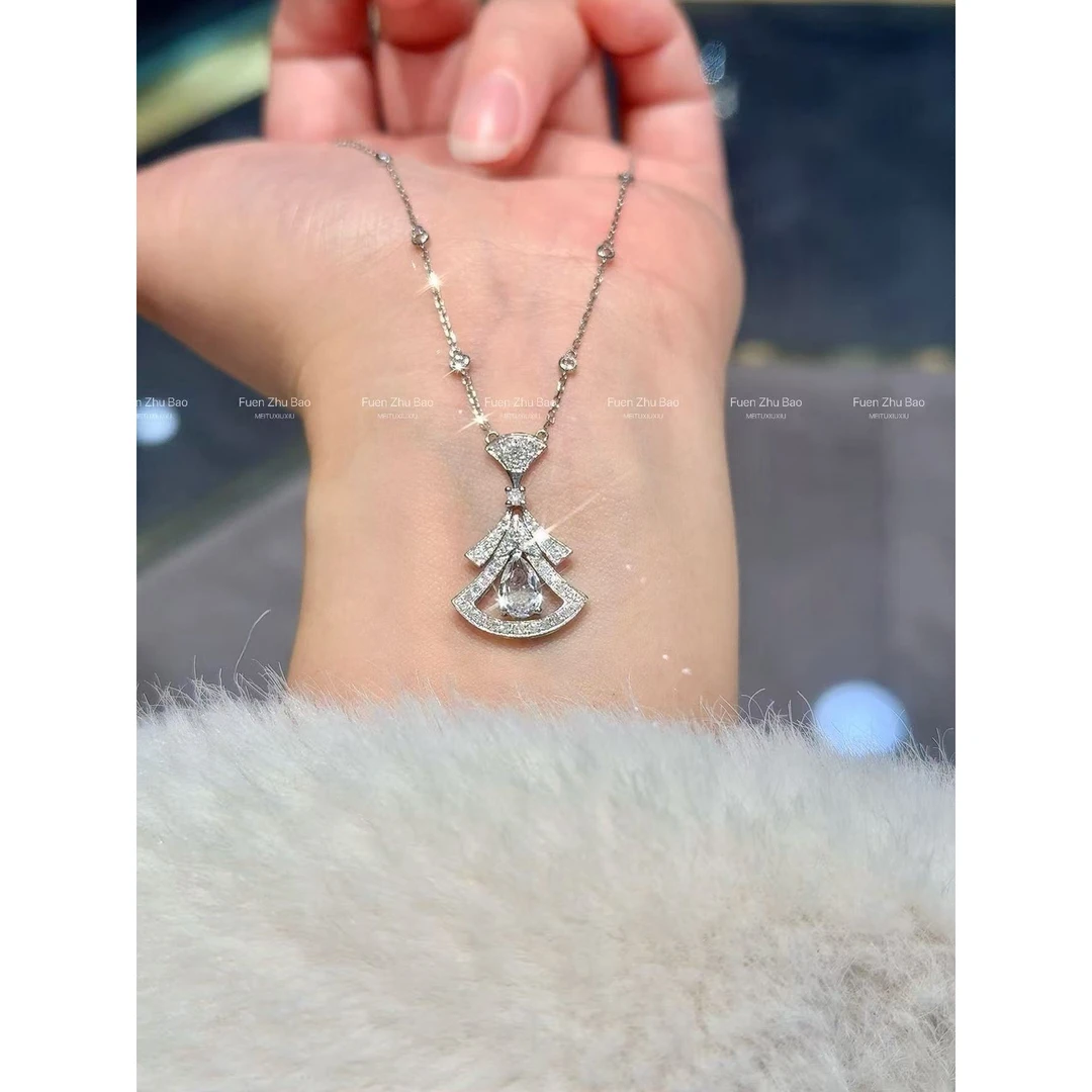 【富恩珠宝】062 0重金 A白裙子泡泡项链 赵露思同款 ZS