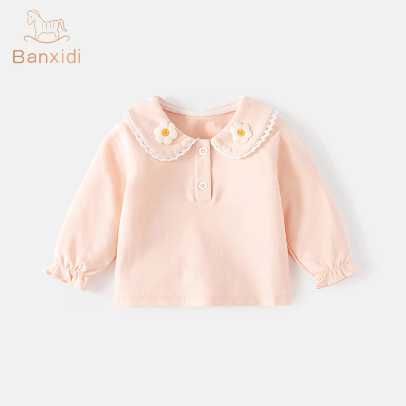 班喜迪女童衬衫秋冬新款儿童秋季洋气公主上衣女宝宝衬衣秋装童装